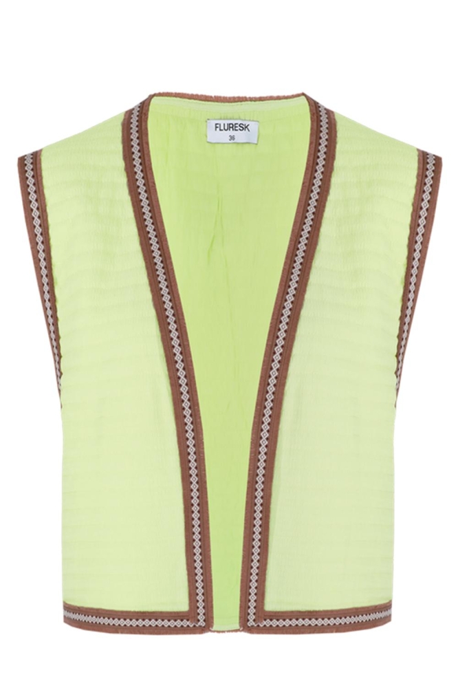 DANICA GILET 25ZSF12 749 SEAFOAM MINT